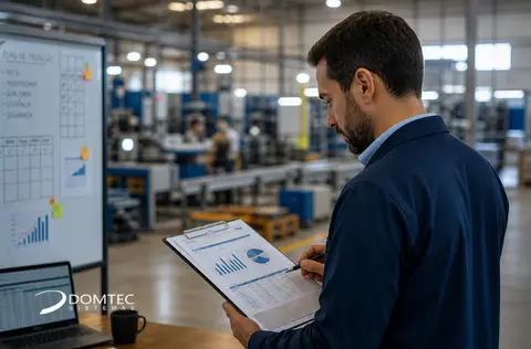 Gestão de Produção Industrial: como aumentar eficiência, reduzir desperdícios e ganhar controle da fábrica