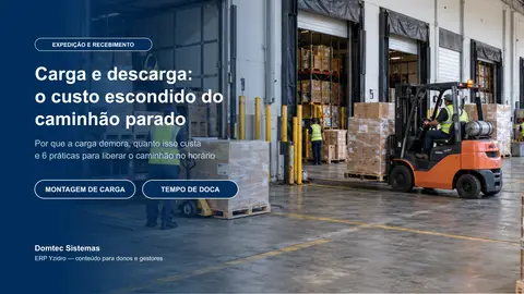 Carga e descarga: o custo escondido do caminhão parado