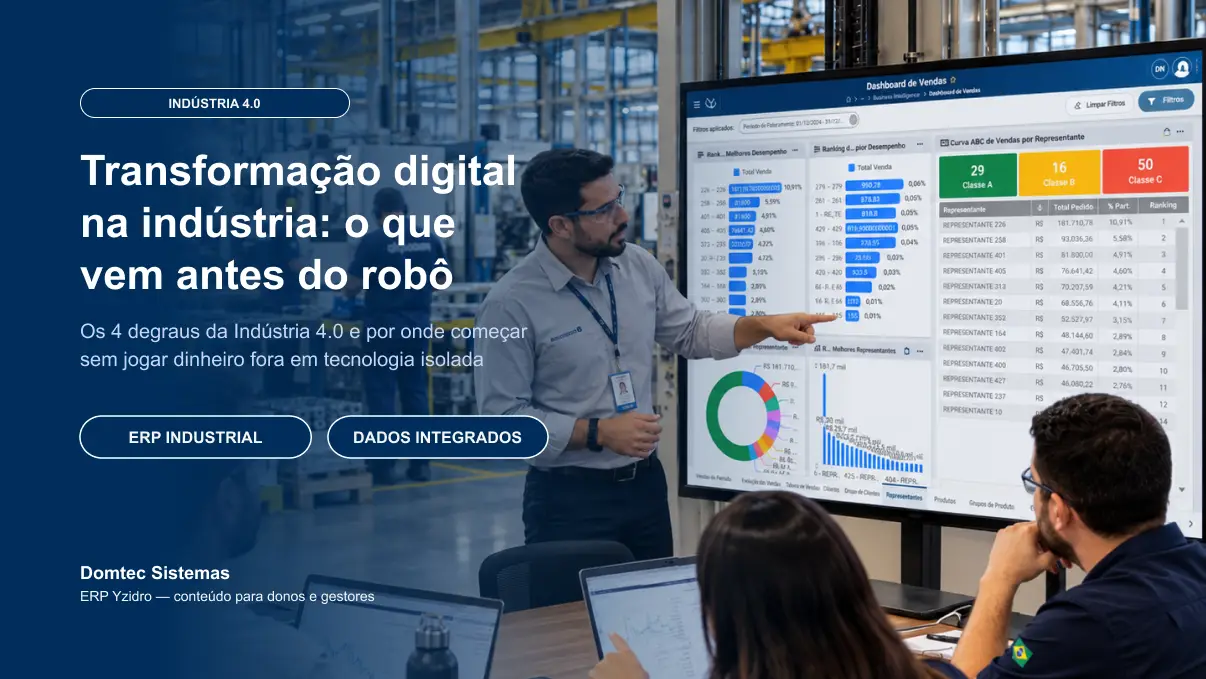 Transformação digital na indústria: o que vem antes do robô Transformação digital na indústria: o que vem antes do robô