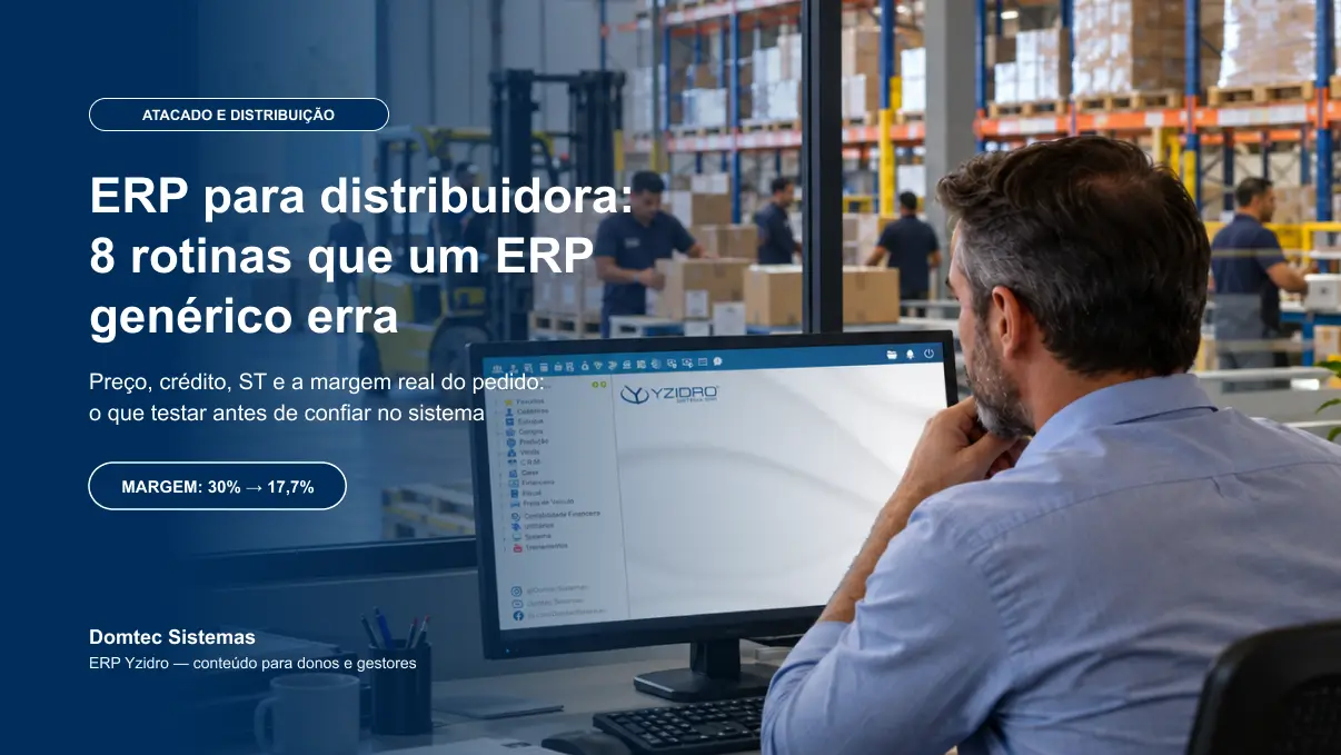 ERP para distribuidora: 8 rotinas que um ERP genérico erra ERP para distribuidora: 8 rotinas que um ERP genérico erra