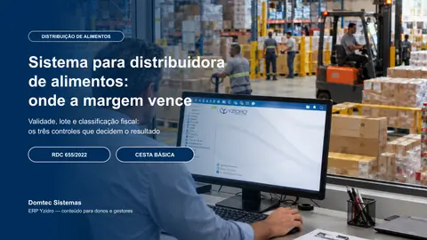 Sistema para distribuidora de alimentos: onde a margem vence