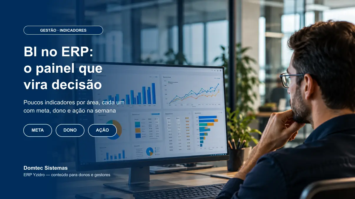 BI no ERP: como montar um painel que vira decisão BI no ERP: como montar um painel que vira decisão