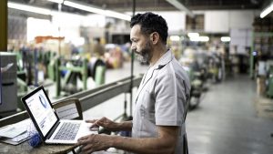 produção industrial