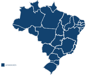 Mapa da representação Nacional