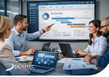 Implantação de ERP sem surpresas: como o modelo da Domtec garante previsibilidade do início ao GoLive