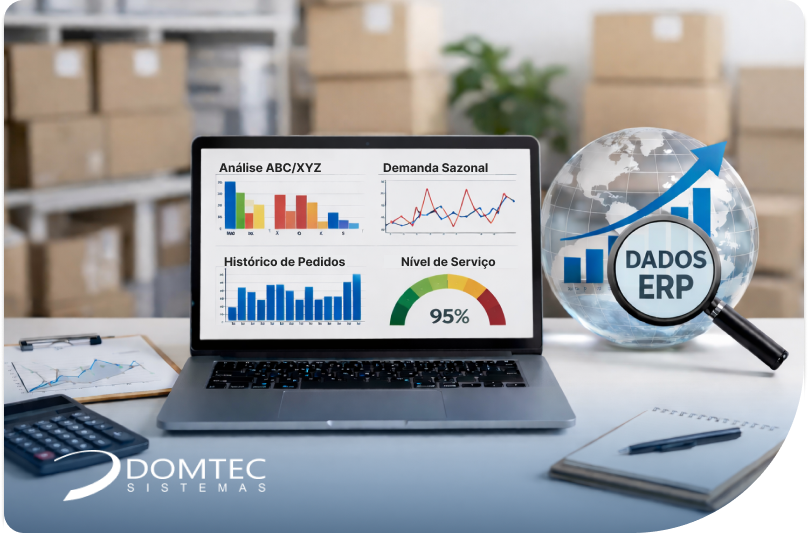 Previsão de demanda e reposição inteligente: como reduzir ruptura e excesso com dados do ERP