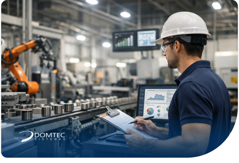 Produção industrial: o que causa ineficiência e como resolver na prática